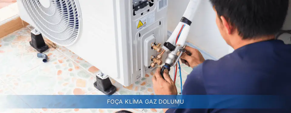 Foça İlçemi General Electric Klima Gaz Dolumu